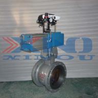 ZSHV V type pneumatic ball valve