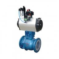 ZSHOF pneumatic fluorine ball valve ZSHOF